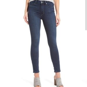 Paige high-waist “Hoxton” ankle jeans